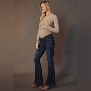 KanCan Women's Dark Blue Boot Cut Jeans